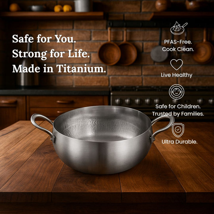 Titanium Deep Casserole Pot Pro