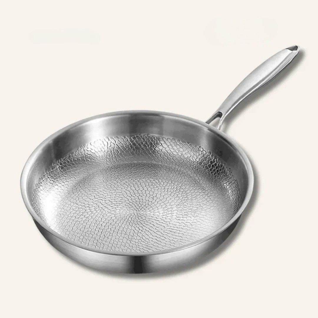Essential Duo: 2 Pans + Utensils Set