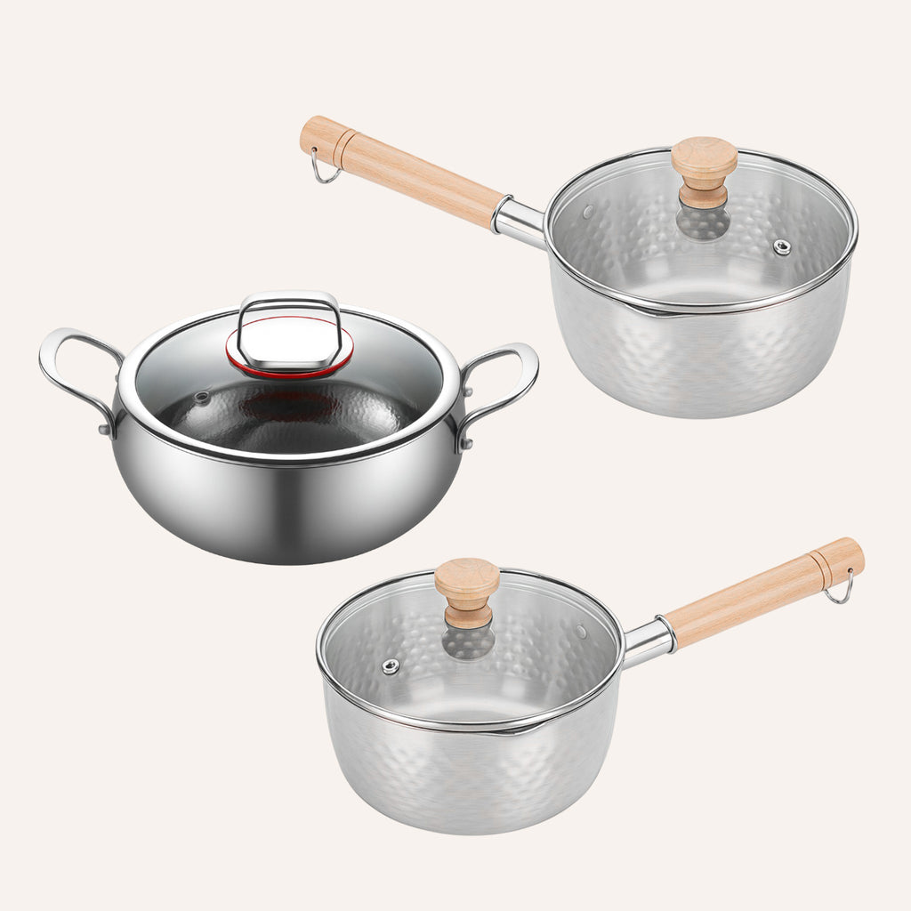 Titanium Exclusive Pot Set with Lids